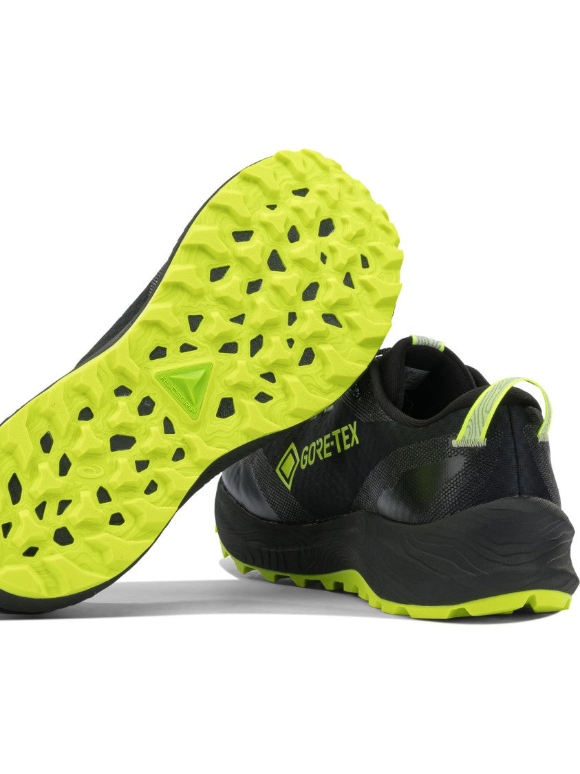 Asics Rugged Black Gore-Tex Sneakers With High-Traction Outsole