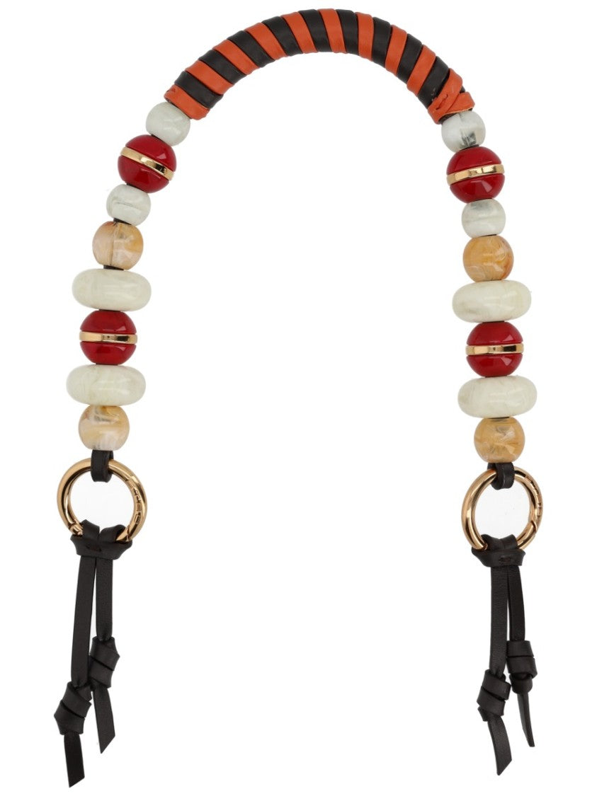 Etro Cream Bead Statement Bag Handle