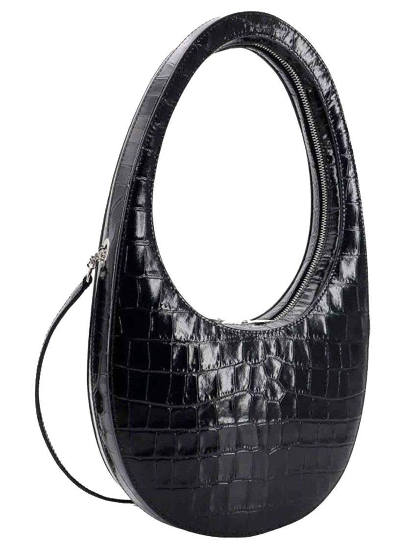 Coperni Calf Leather Crocl Crossbody Swipe Bag