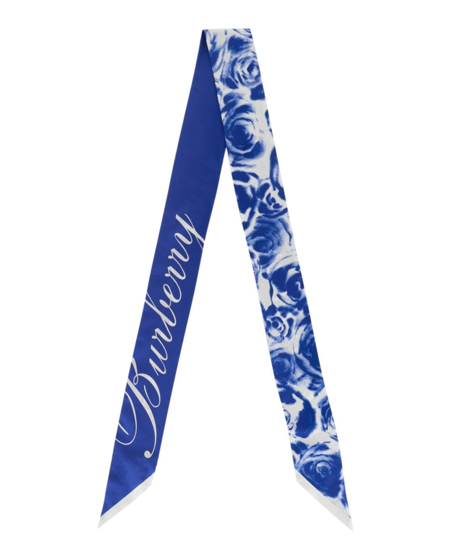 Burberry Rose-Printed Silk Scarf