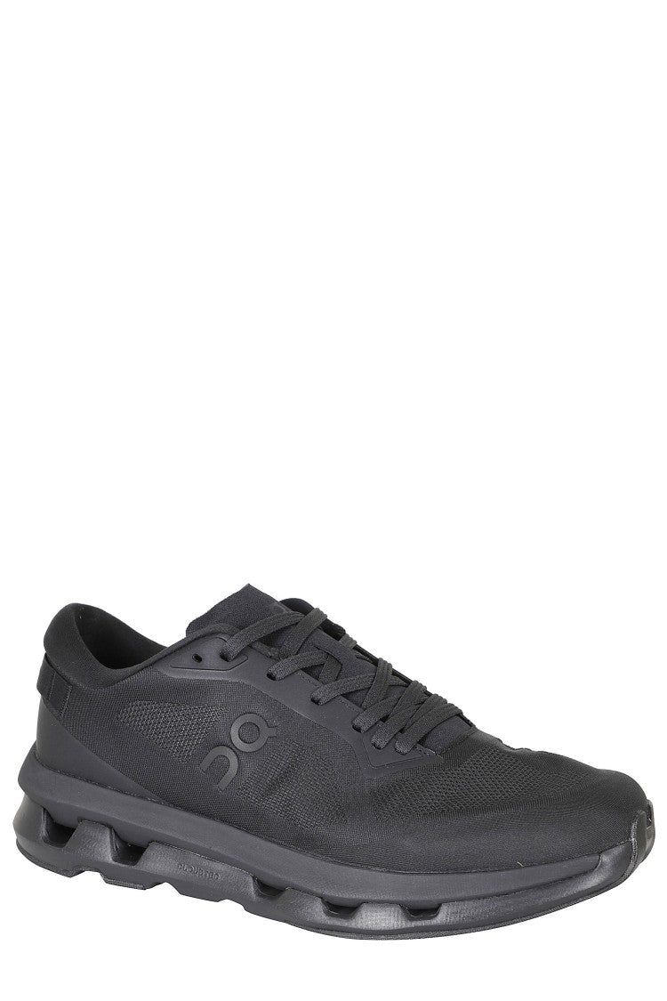 On Running Black Cloudzone Breathable Mesh Rubber Sole Nylon Sneakers