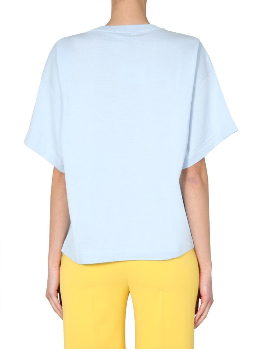 Boutique Moschino Graphic Round Neck T-Shirt