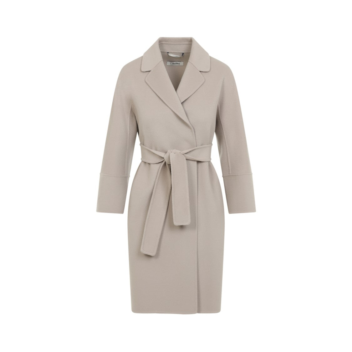 Max Mara Virgin Wool Coat In Nude & Neutrals