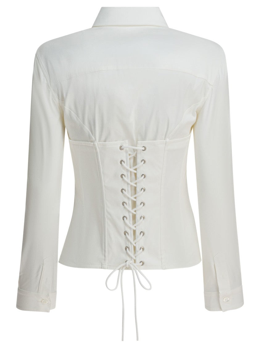 Balenciaga Corset-Inspired Slim Fit Shirt