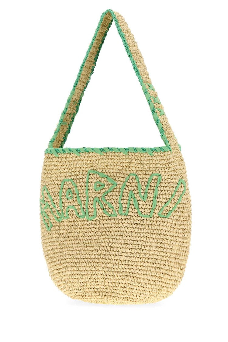 Marni Raffia Shopping Bag