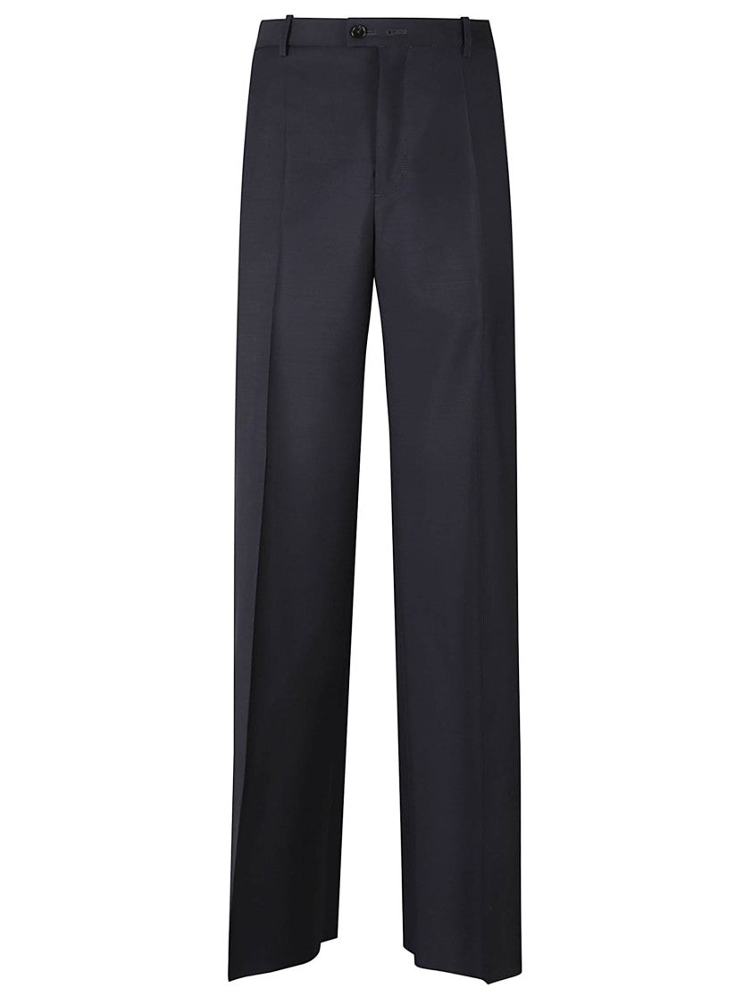 Jil Sander Wide-Leg Trousers With Tailored Design And Pleat Detail