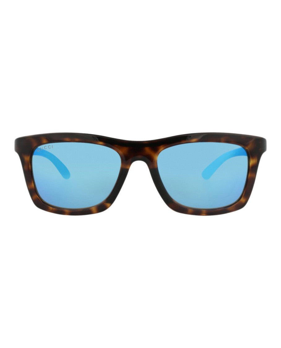 Gucci Square-Frame Injection Sunglasses