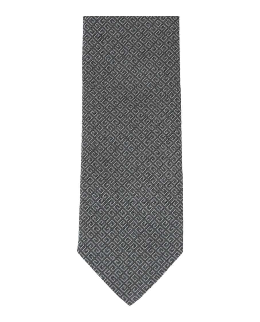 Givenchy Geometric 4G Pattern Silk Tie