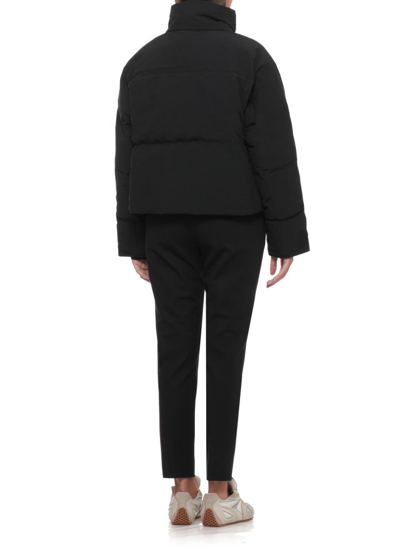 Canada Goose High Neck Short Padded Jacket With Hidden Closure