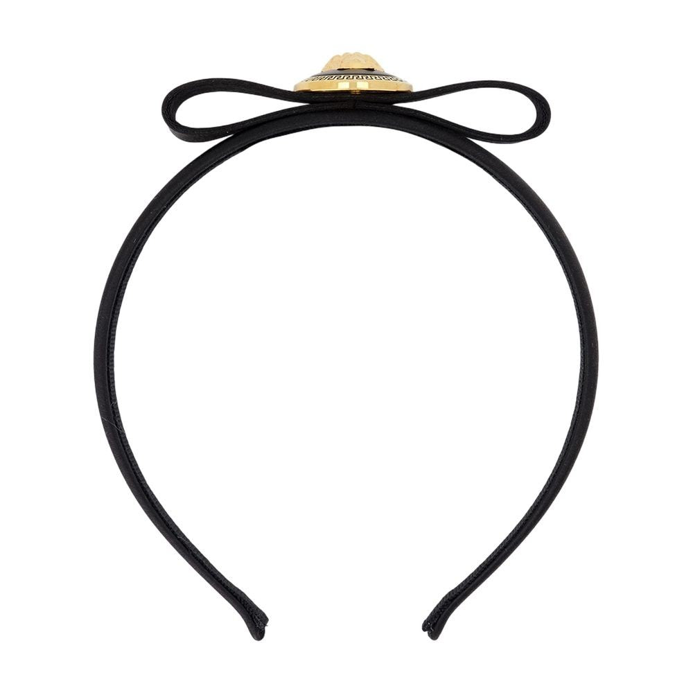 Versace Medusa Headband - Satin - Black