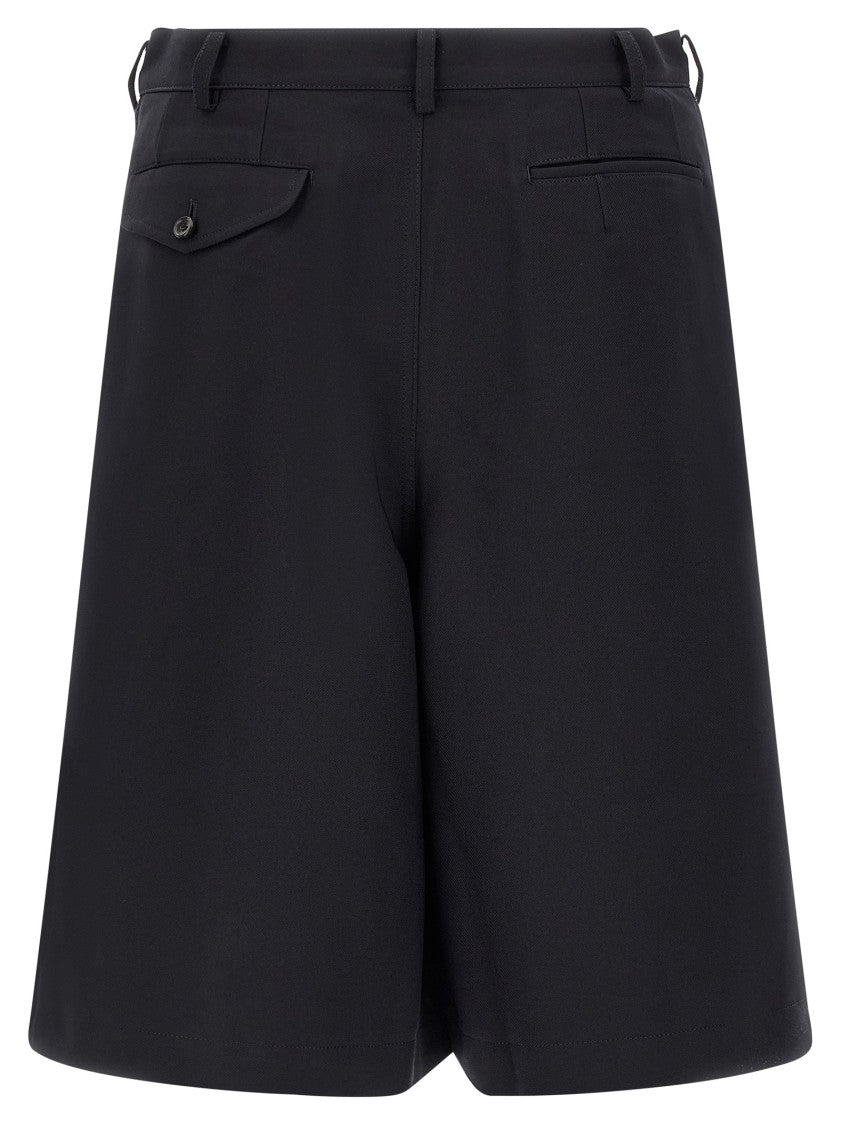 Comme Des Garçons Zip Bermuda Shorts