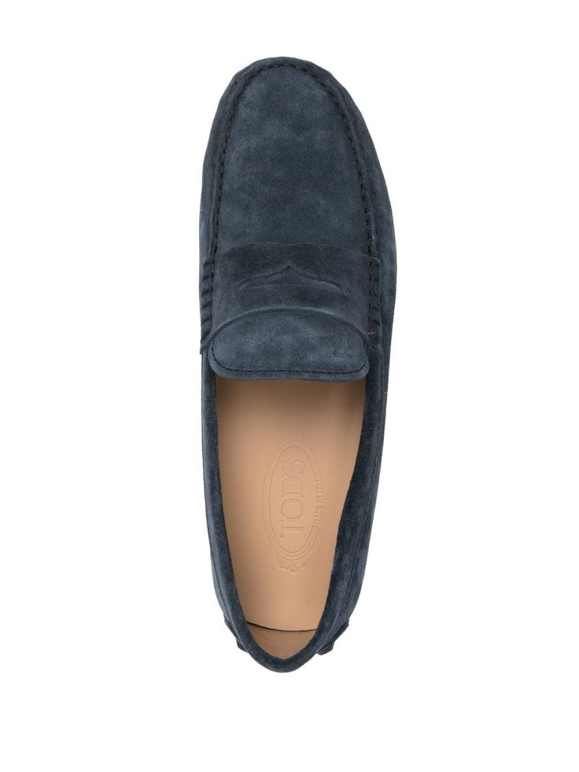 Tod's Suede Finish Leather Loafer