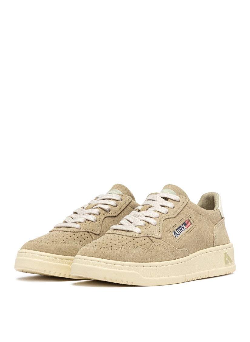 Autry Low-Top Sneakers In Suede And Leather Finish