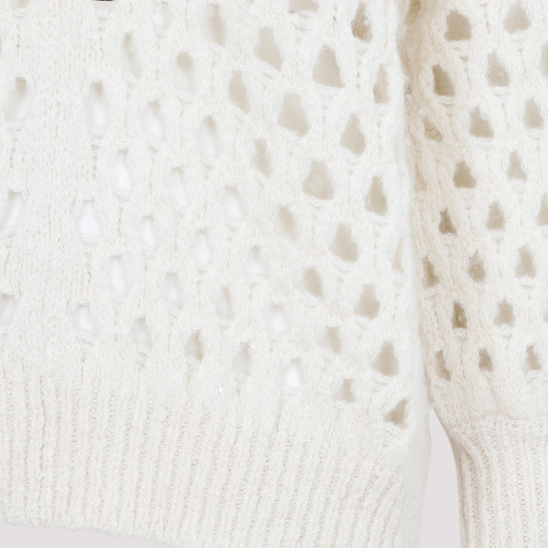 Isabel Marant Ecru Baby Alpaca Tane Sweater