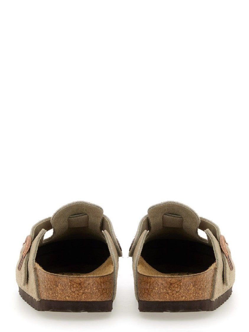 Birkenstock Narrow Fit Suede Slip-On Sabot Shoes
