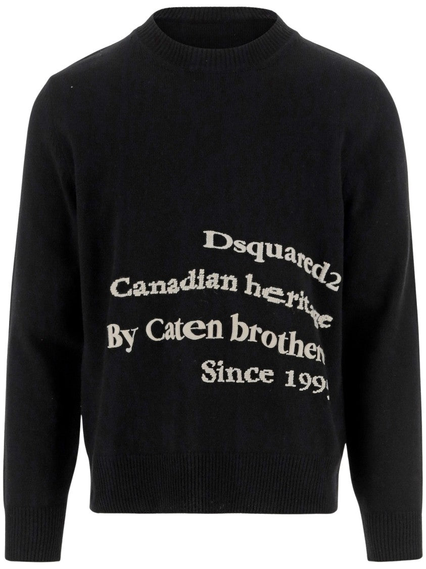 Dsquared2 Wool Pullover With Logo