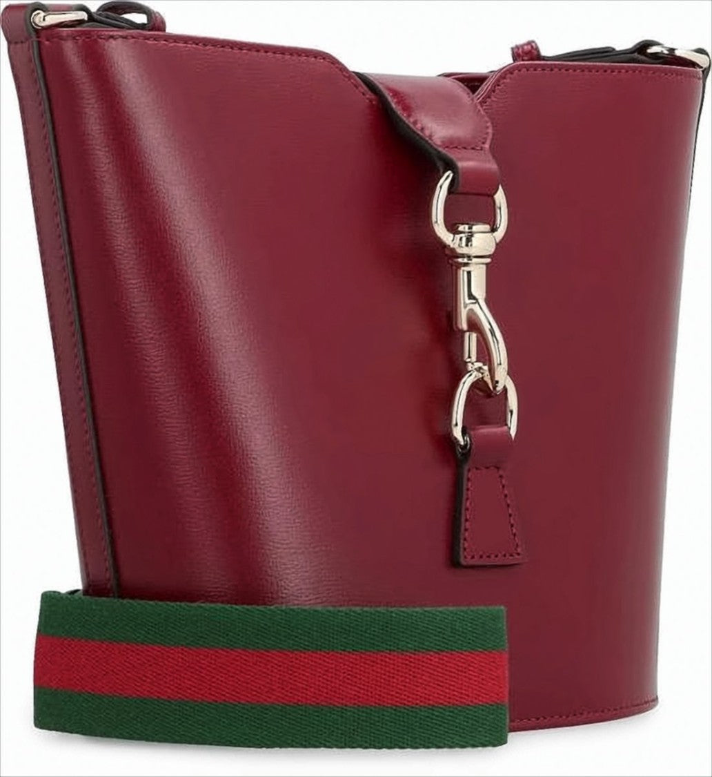 Gucci Structured Leather Shoulder Bag