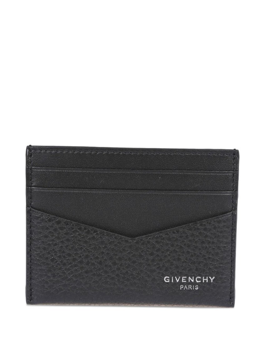 Givenchy Card Holder In Grained Leather