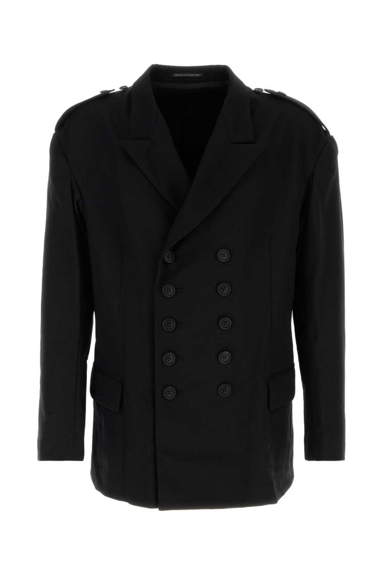 Yohji Yamamoto Black Wool Blazer