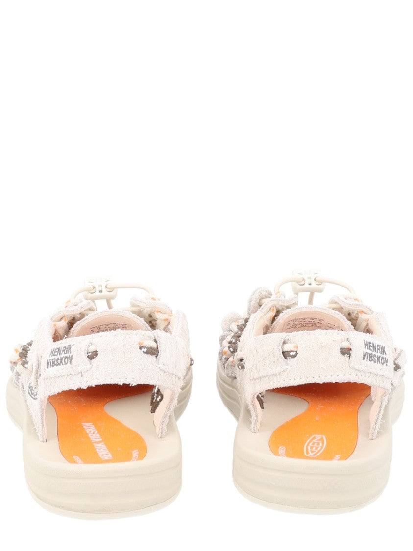 Keen Woven Leather Closed Toe Sandals
