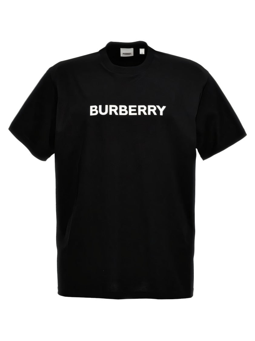 Burberry Classic Black Short-Sleeve T-Shirt With Bold Logo Print