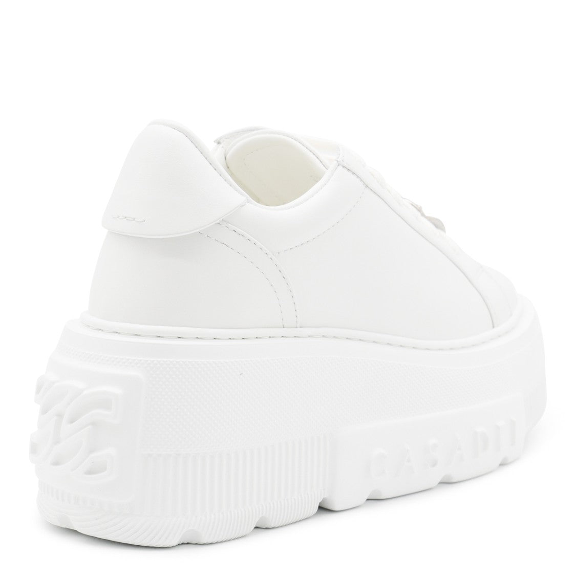 Casadei White Leather Sneakers