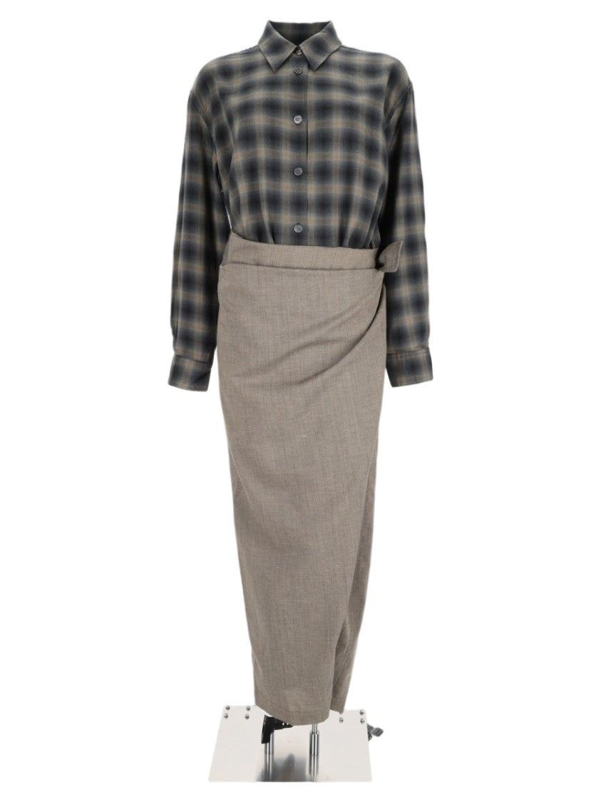 Our Legacy Multicolor Plaid Button-Up Cotton-Wool Shirt