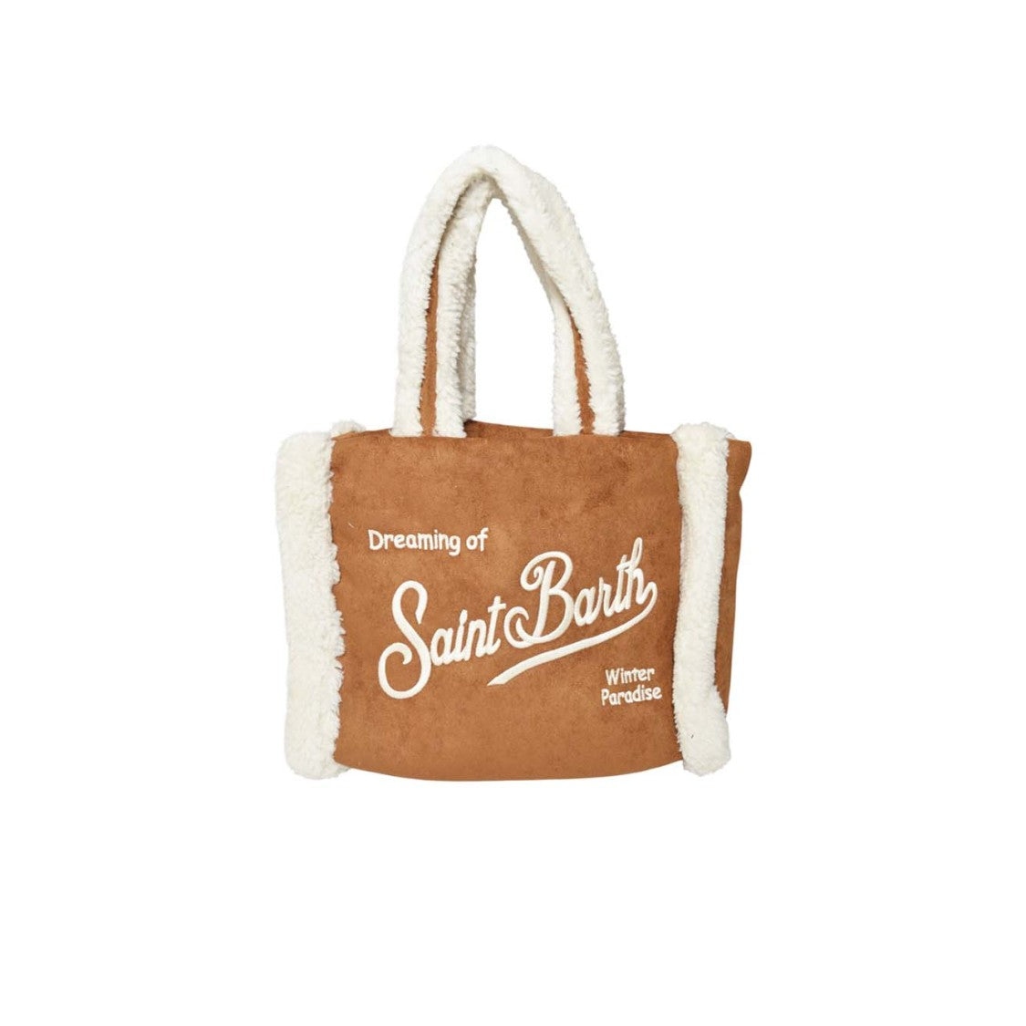 Mc2 Saint Barth Structured Camel Bag With Minimalist Design