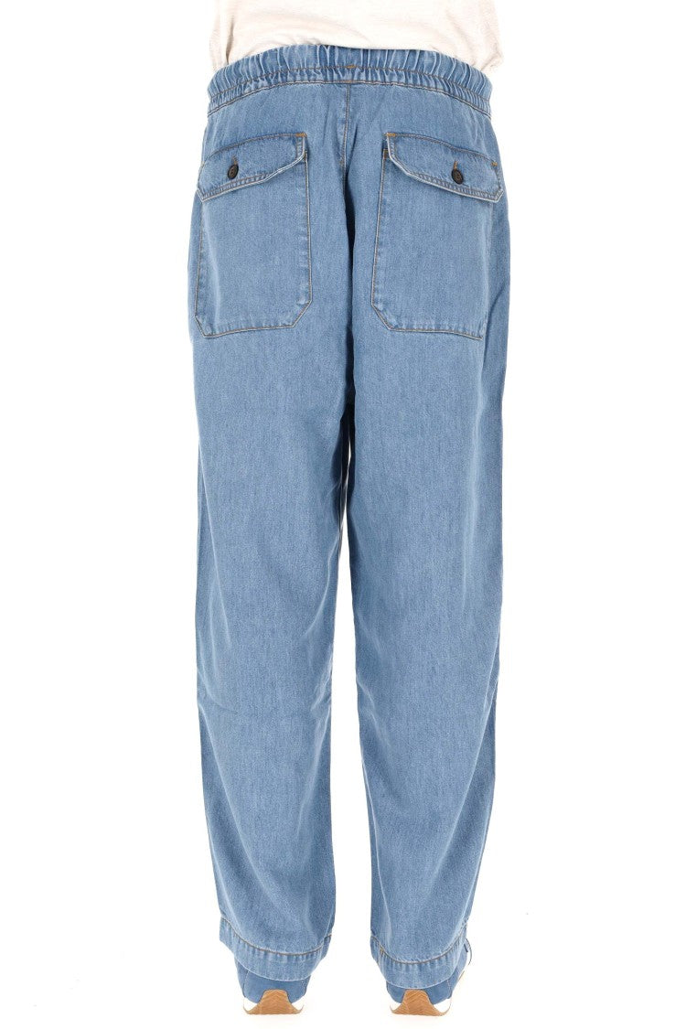 Officine Generale Ferry Lyocell Drawstring Travel Jeans