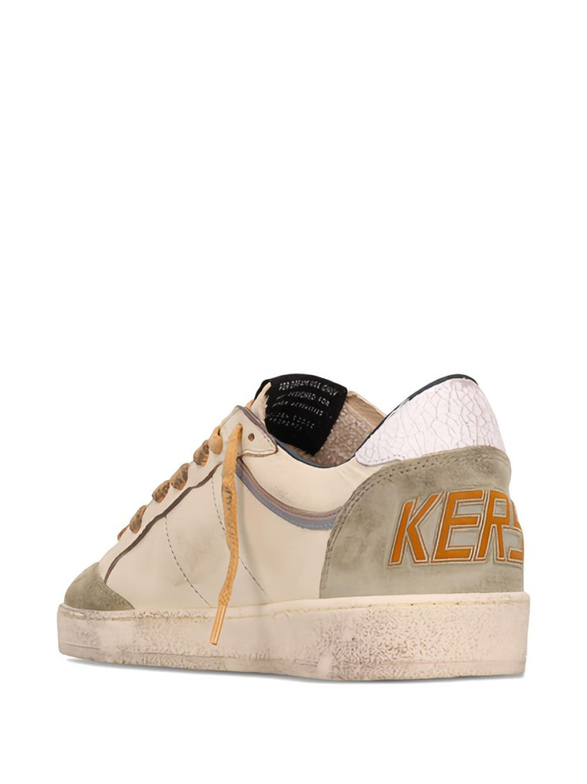 Golden Goose Silk And Nylon Distressed Suede Sneakers