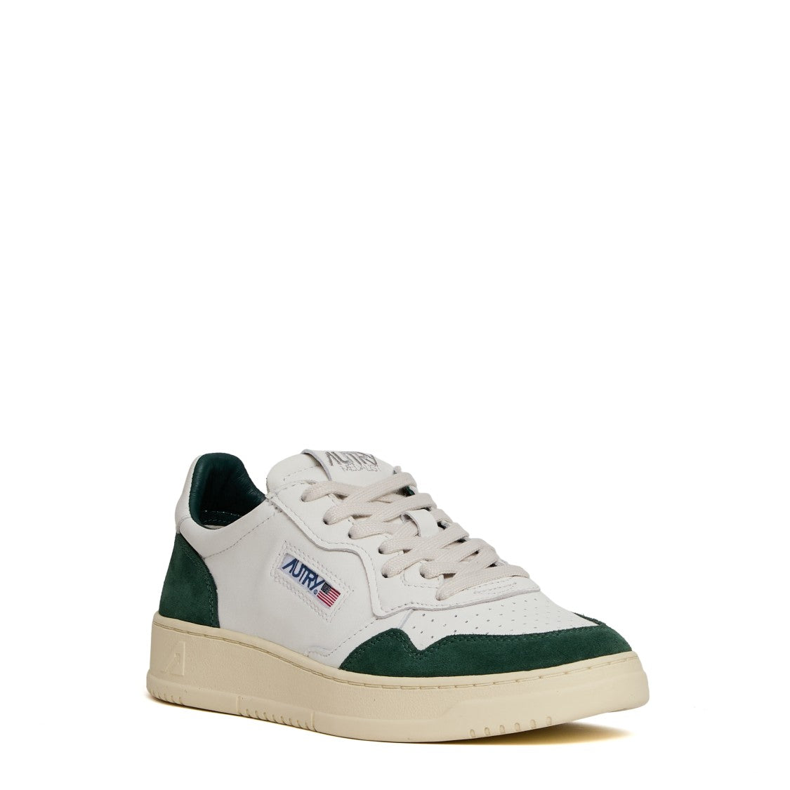 Autry Medalist Low Sneakers In White Leather