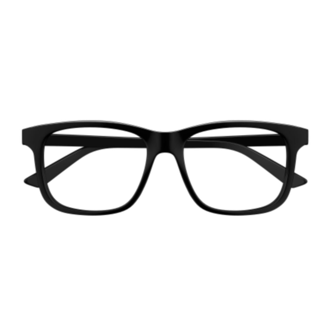 Bottega Veneta Rectangular Black Eyeglasses With Recycled Acetate Frame