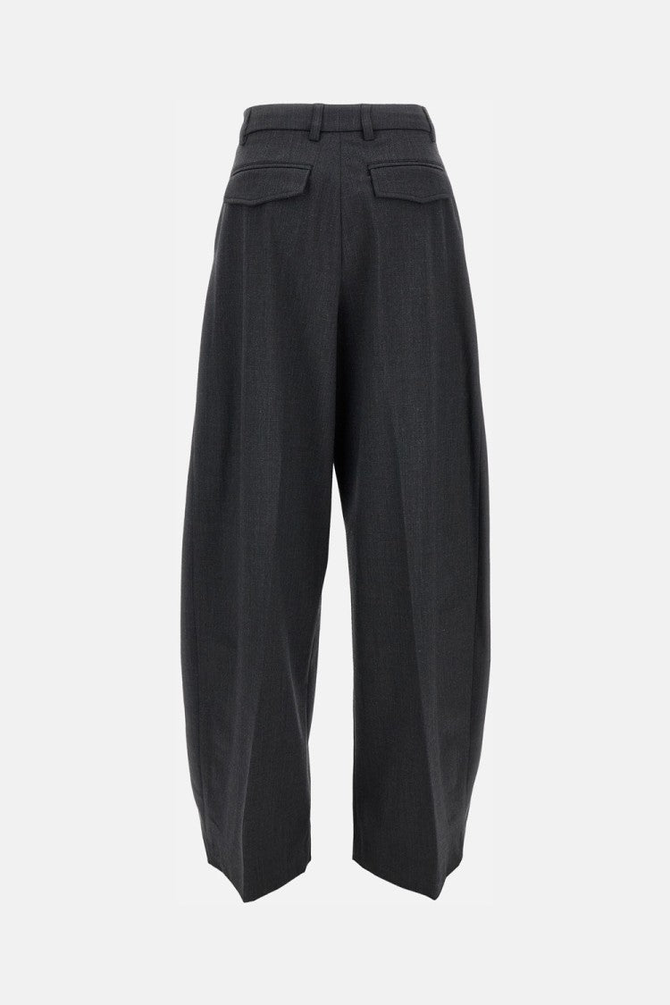 The Latest Tailored Wide Trousers With Pleats
