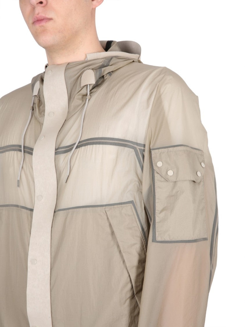 Ten C Bonded Anorak Jacket With Adjustable Hood