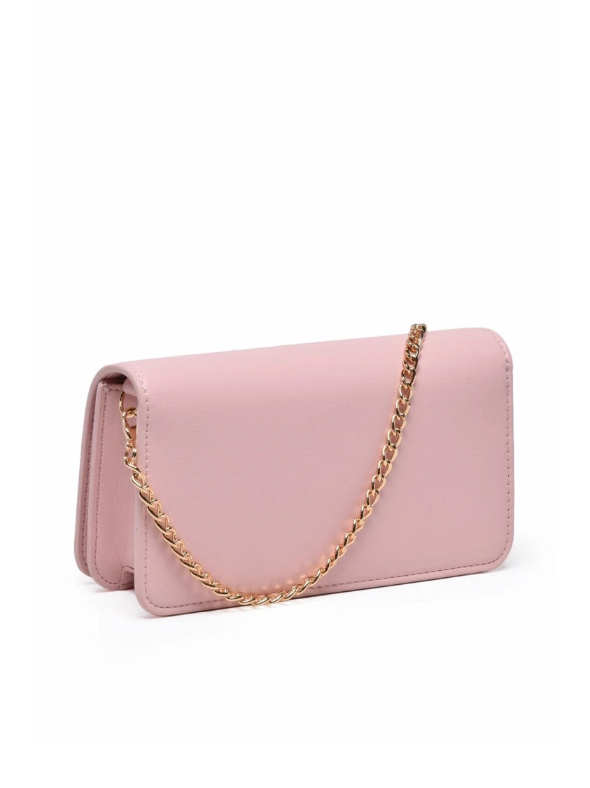 Love Moschino Small Shoulder Bag With Gold-Tone Heart Hardware