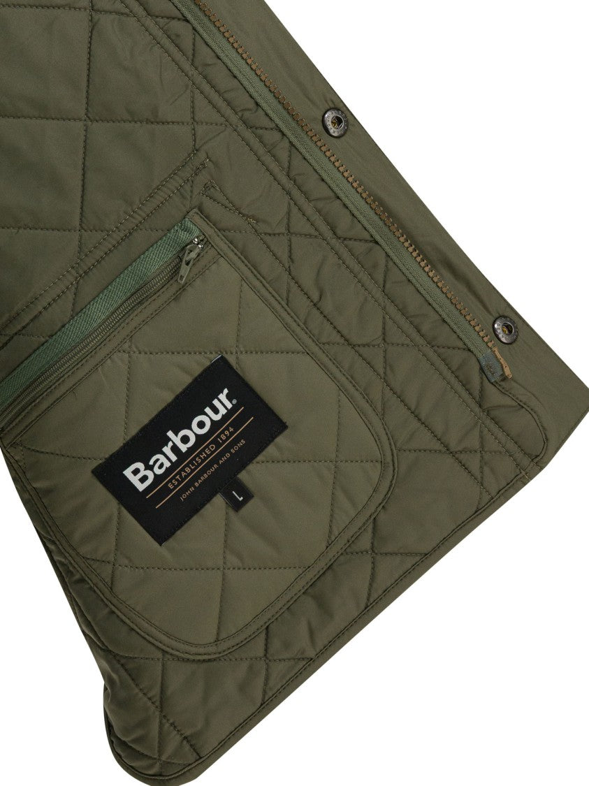 Barbour Lightweight Diamond-Quilted Sleeveless Jacket With Stand-Up Collar