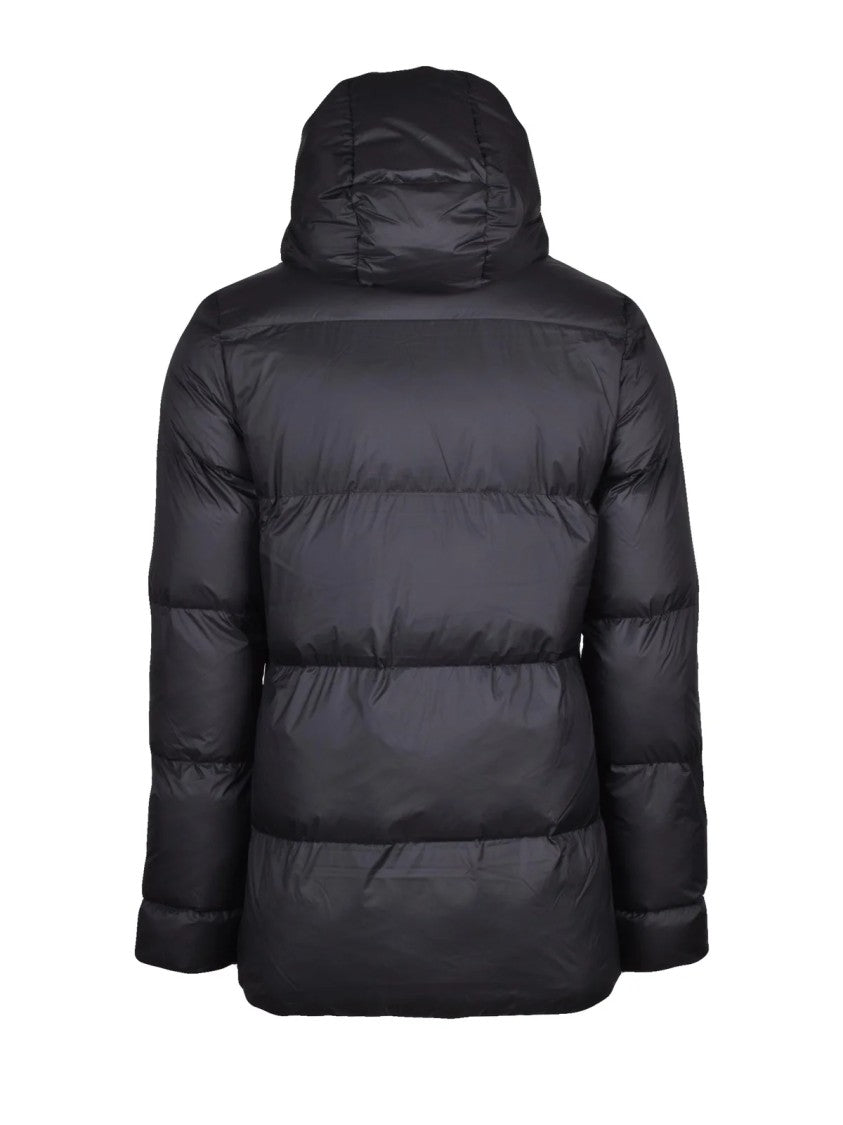 Diesel Black Polyester Down Jacket