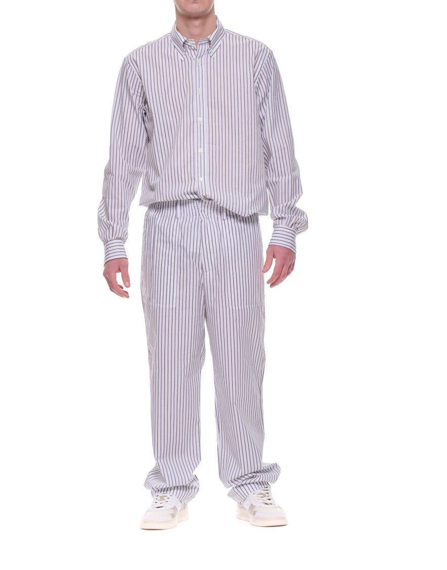 Cellar Door Zac Men’S Striped Cotton Pants