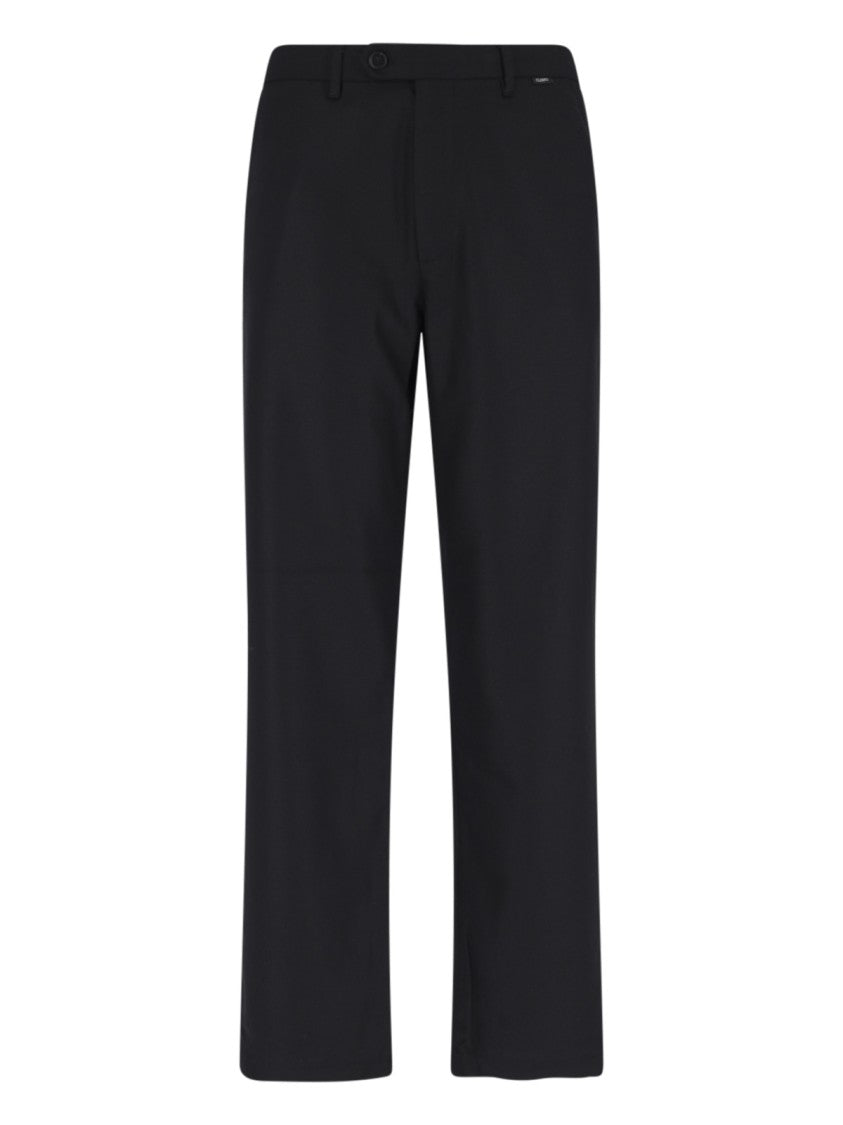 Closed Black Wool-Blend Fairport Straight-Leg Pants