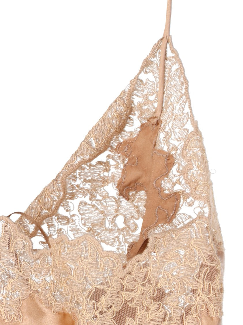 Ermanno Scervino Silk Top – Ivory