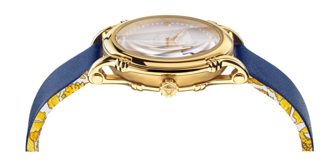 Versace Safety Pin 34Mm Quartz Watch With Medusa Emblem