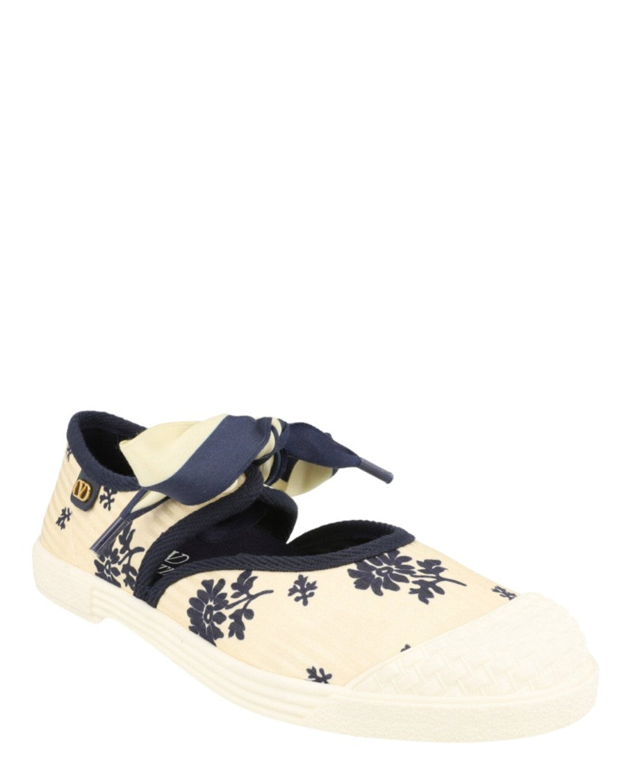 Valentino Bay By Bay Floral Ballerina Sneakers