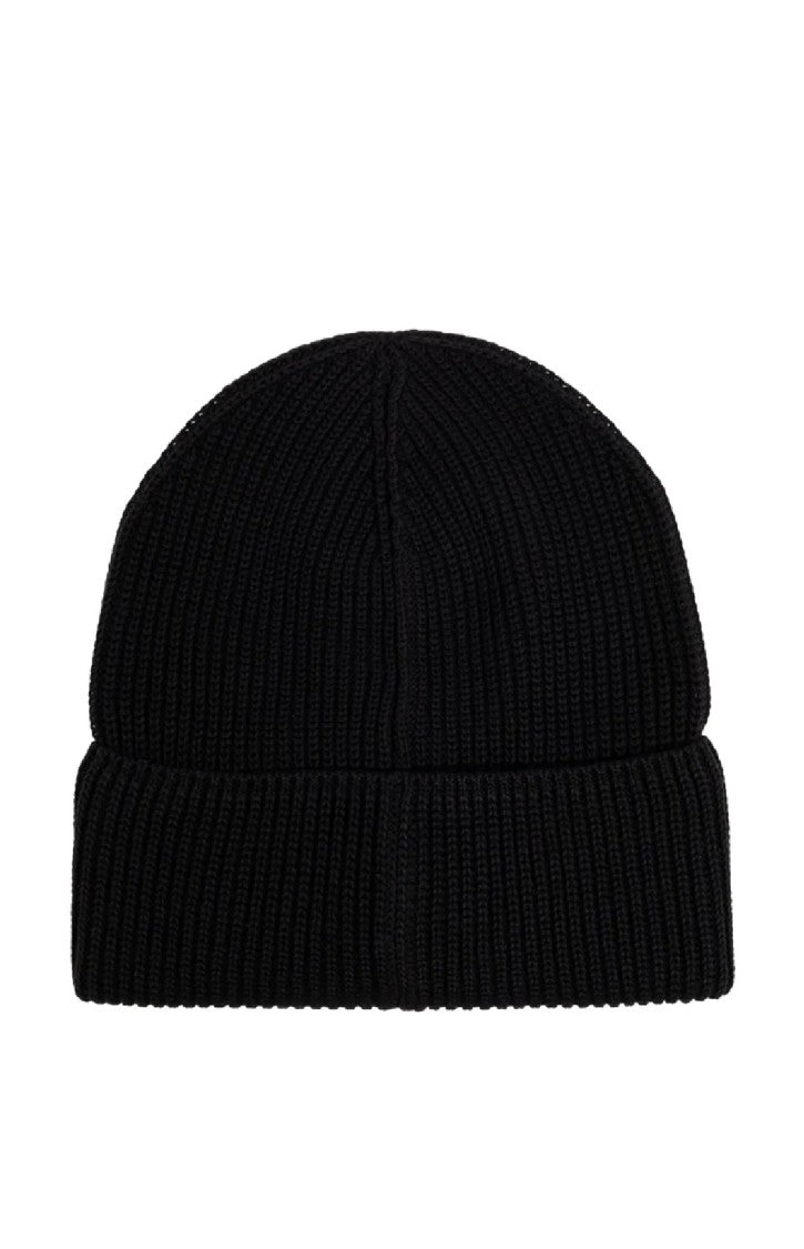 Moncler Ribbed Knit Beanie With Folded Cuff