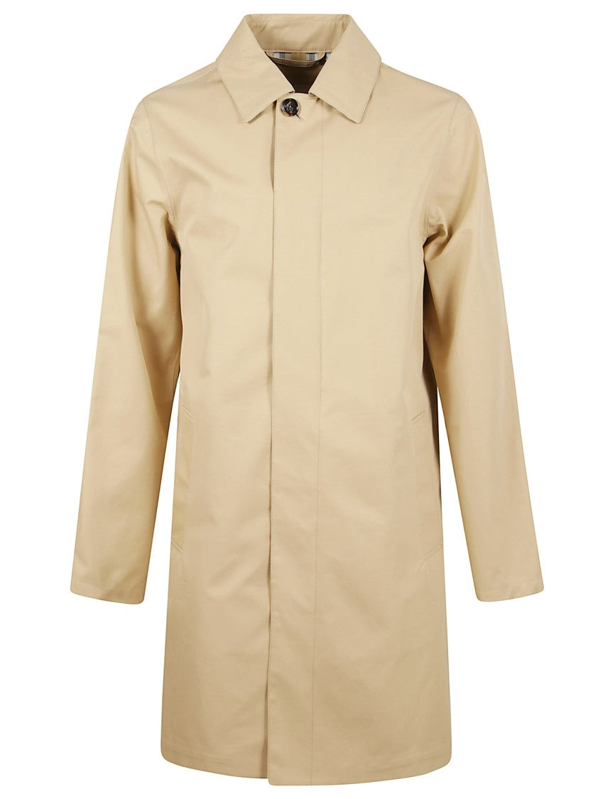 Burberry Cotton Gabardine Midi Car Coat