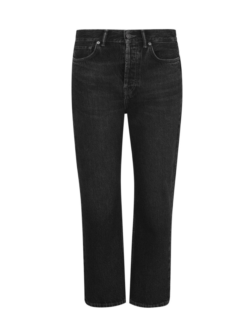 Acne Studios Mece High-Rise Cropped Jeans