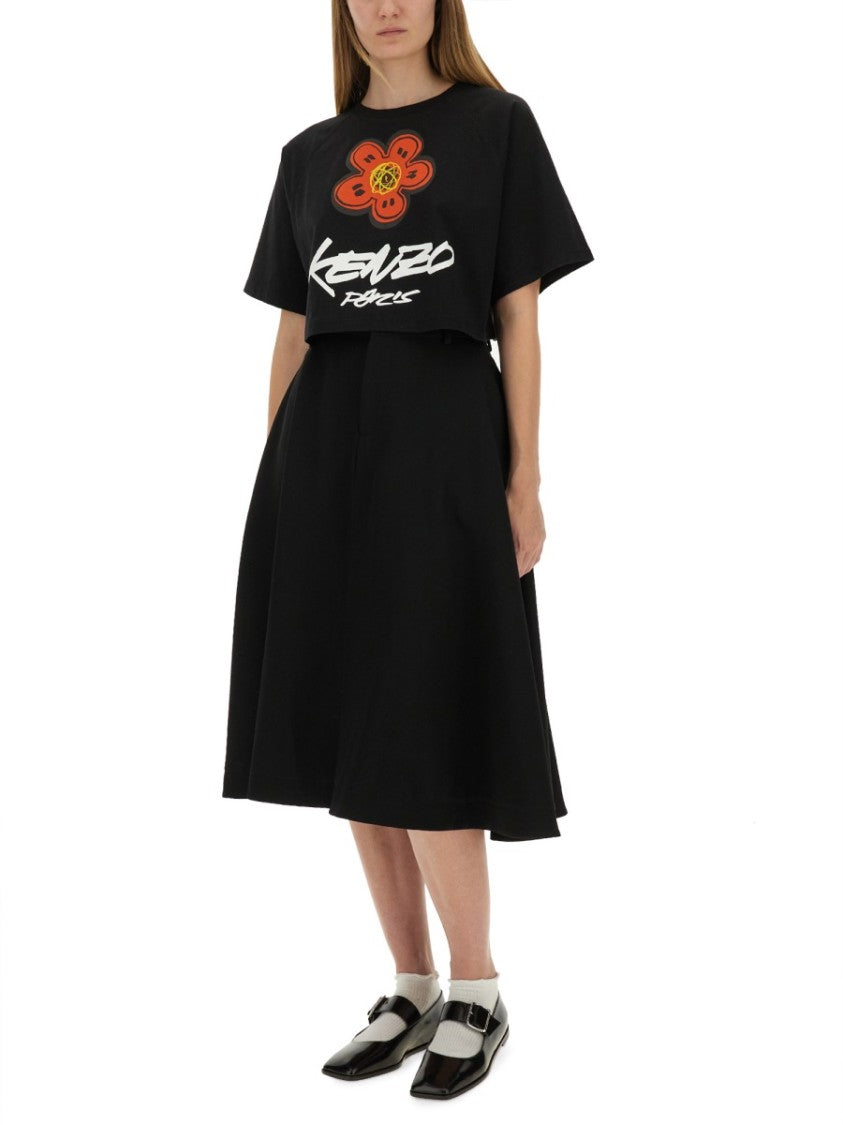 Kenzo "Futura" Cropped T-Shirt
