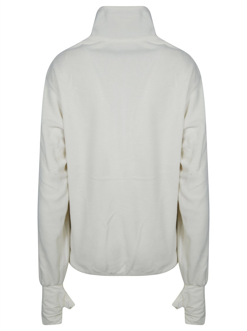 Entire Studios Shell Fleece High Collar Half-Zip Top