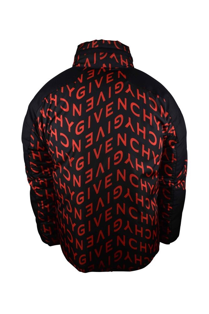 Givenchy Reversible Red And Black Nylon Down Jacket