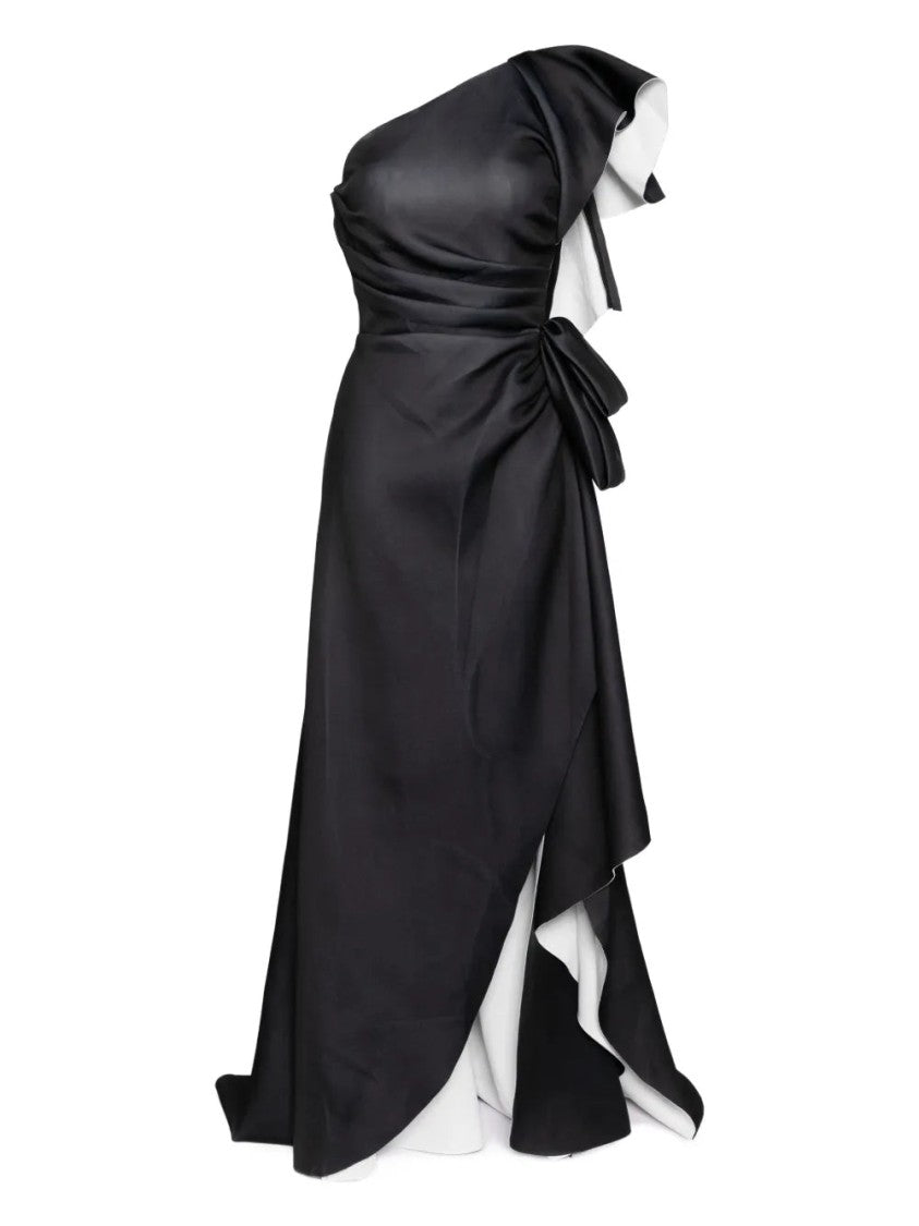 Saiid Kobeisy Double Faced Scuba Long Dress