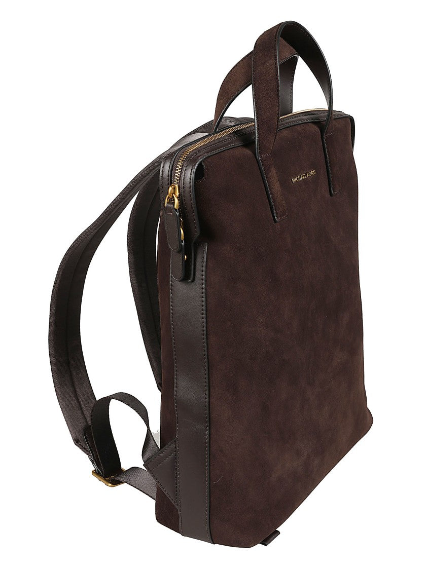 Michael Kors Nicholas Top Handle Leather Backpack